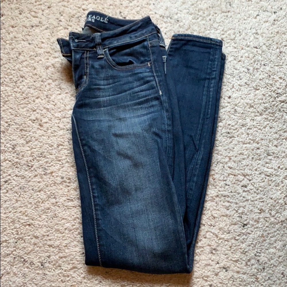American Eagle super low jegging 00 long